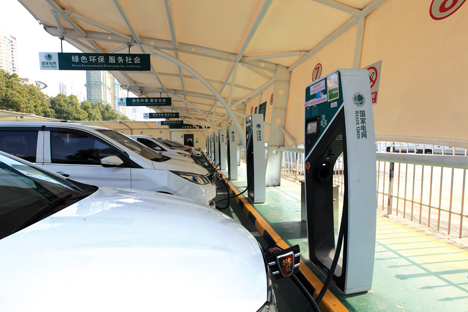 常熟充電站項(xiàng)目均由宏宇公司完成土建、安裝與運(yùn)維